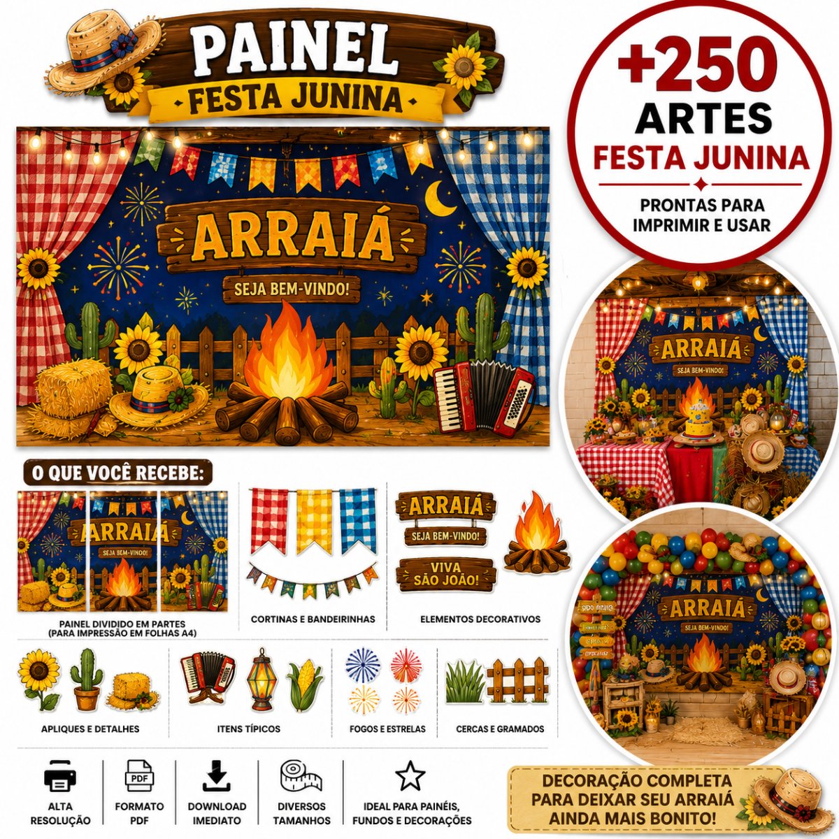 Painel Festa Junina